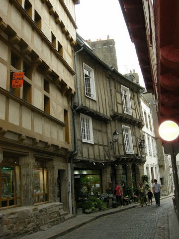 Vannes la vieille ville Vannes maisons à colombages